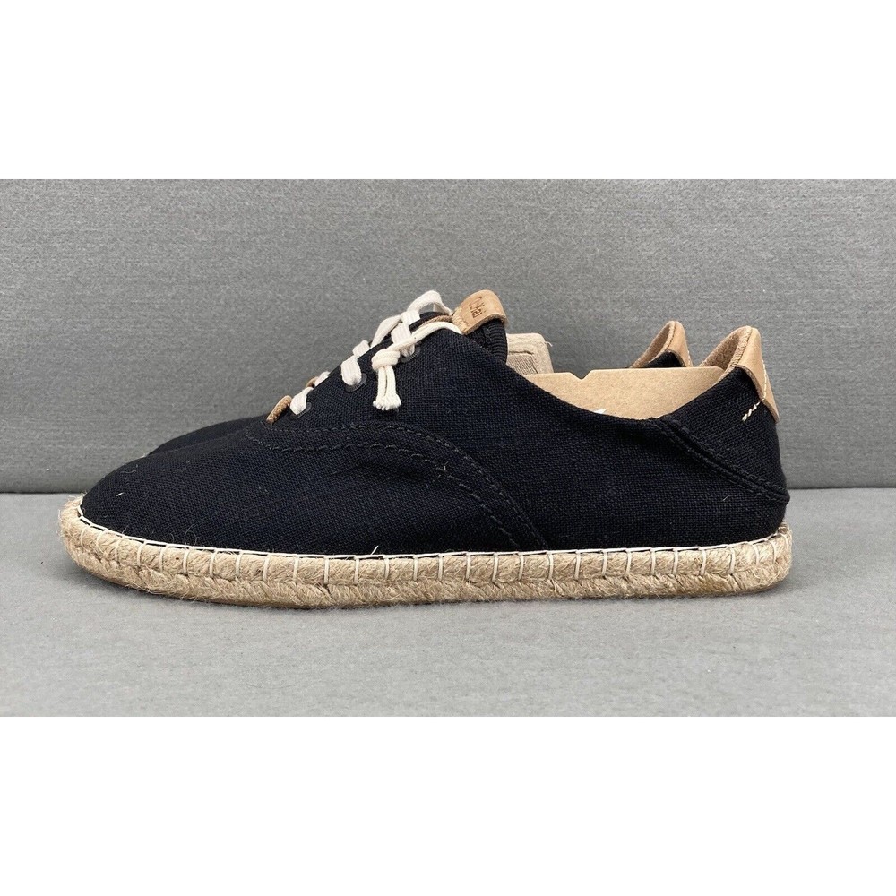 Olukai Kaula Pa’a Li Shoes Black Lace Up Sneakers 20463-4040 Women's Size 6